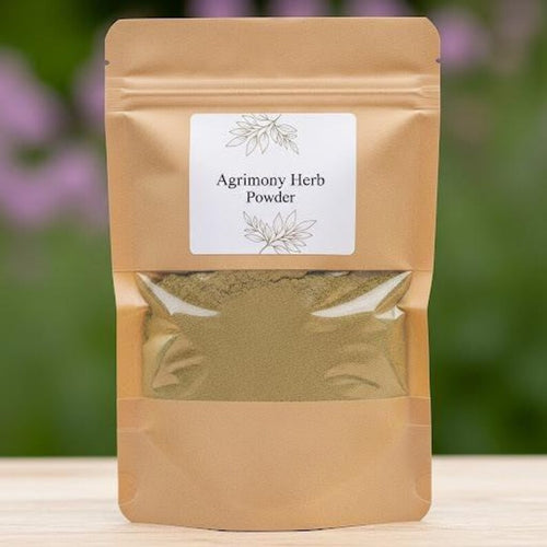 Organic agrimony herb powder | agrimonia eupatoria | natural herbal tea | natural loose herb | herbal tea | herba | tea